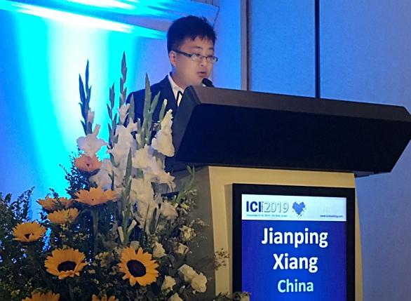 脉流科技创始人、CCI 4期学员向建平博士在ICI-CCI发表报告。