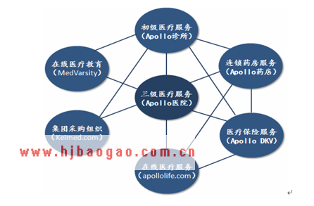   阿波罗集团整合的商业模式